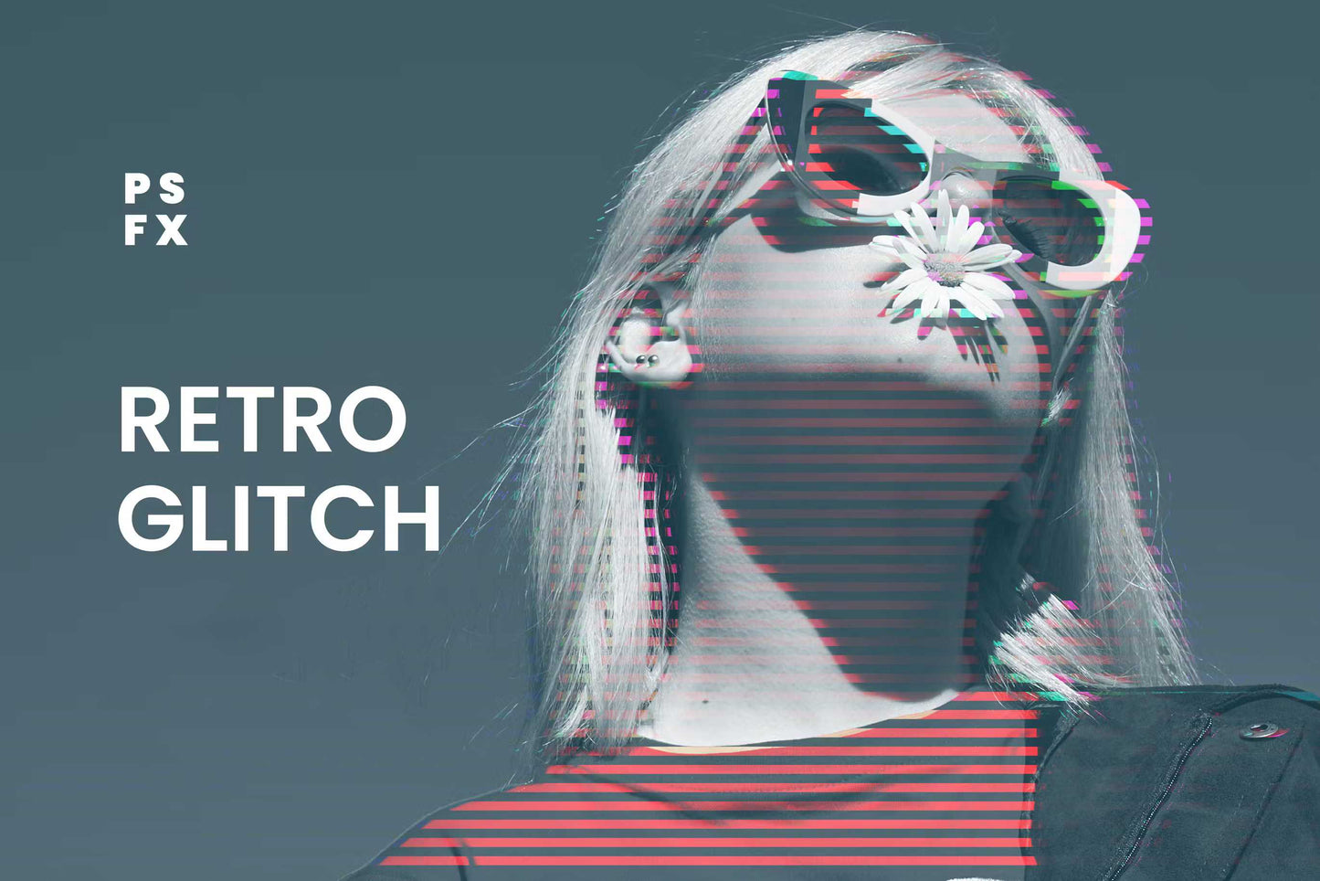 24 Disruptive Glitch Photoshop Effects - Photoboto
