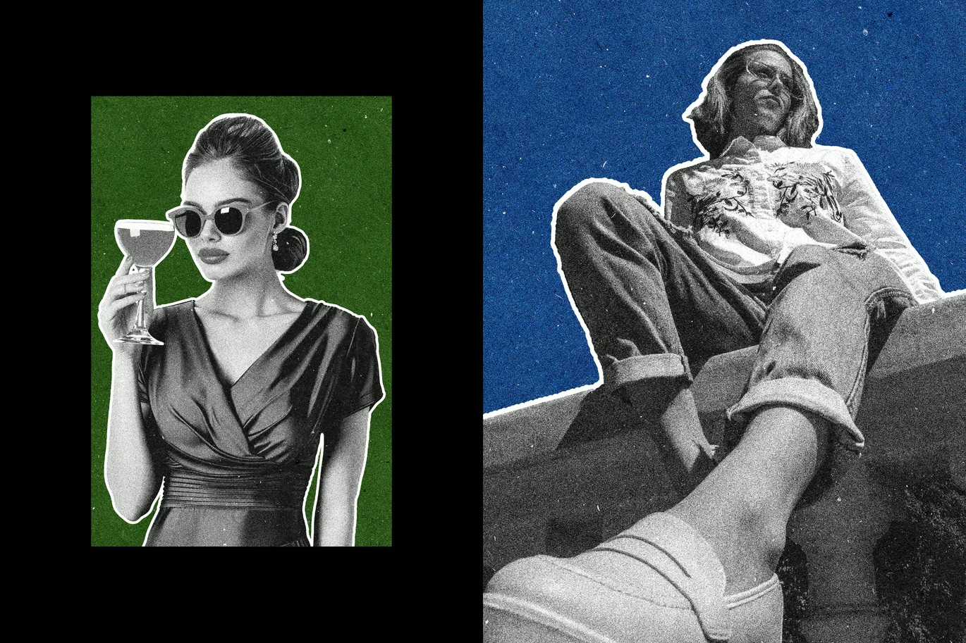 24 Authentic Retro Photoshop Templates Collection - Photoboto