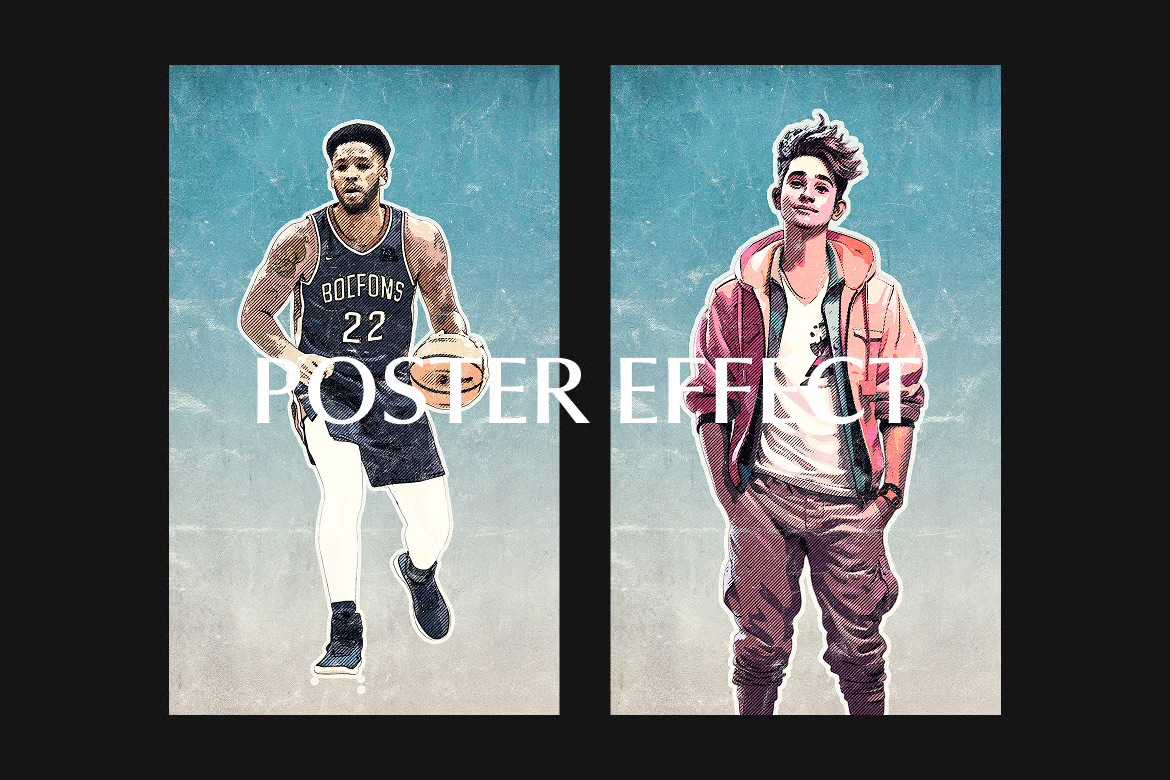 21 Heritage Retro Photoshop Templates Set - Photoboto