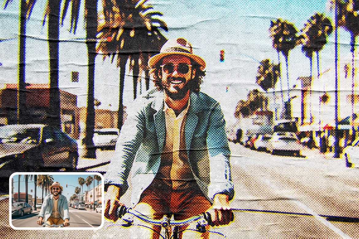 21 Heritage Retro Photoshop Templates Set - Photoboto