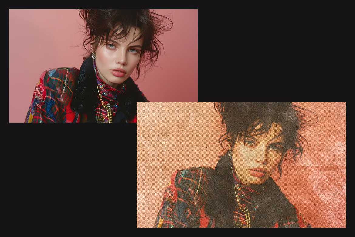 21 Heritage Retro Photoshop Templates Set - Photoboto