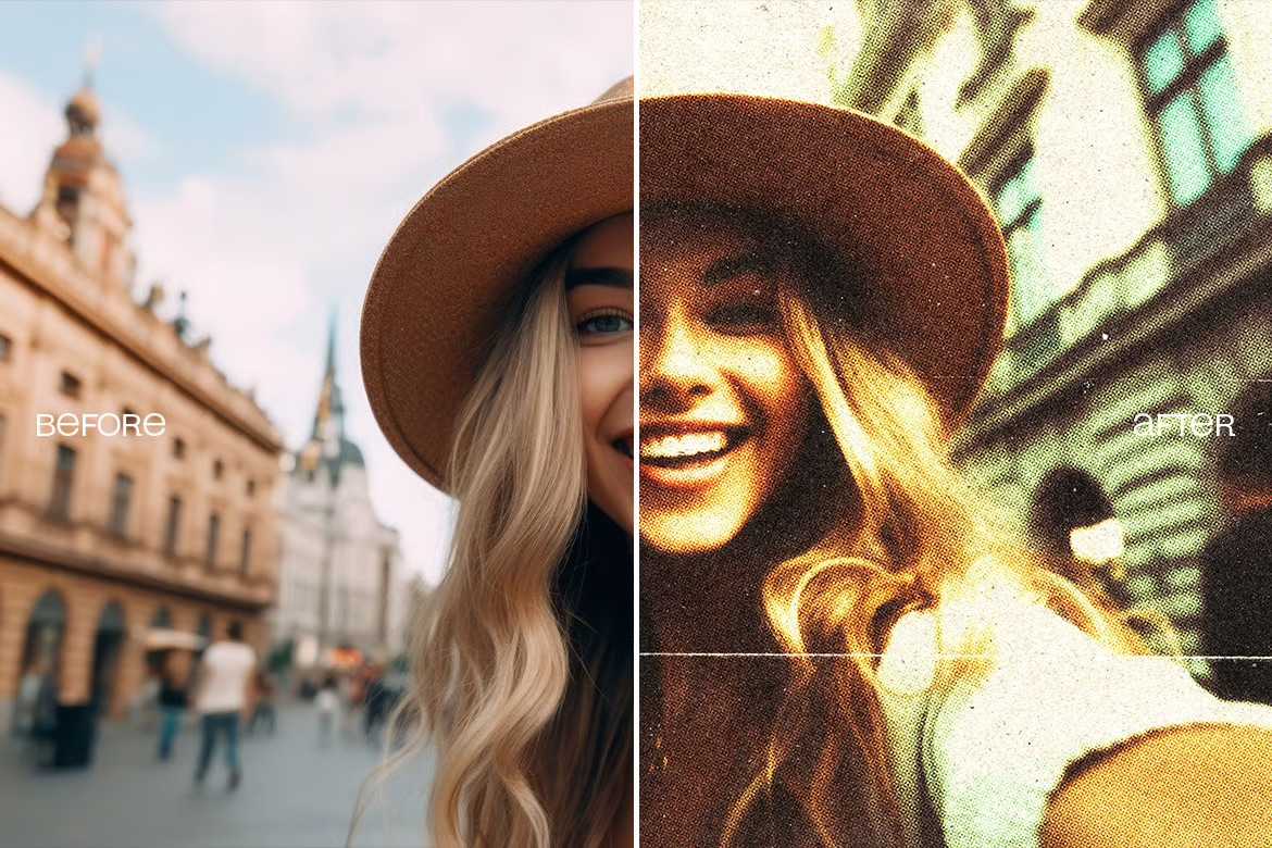 21 Heritage Retro Photoshop Templates Set - Photoboto