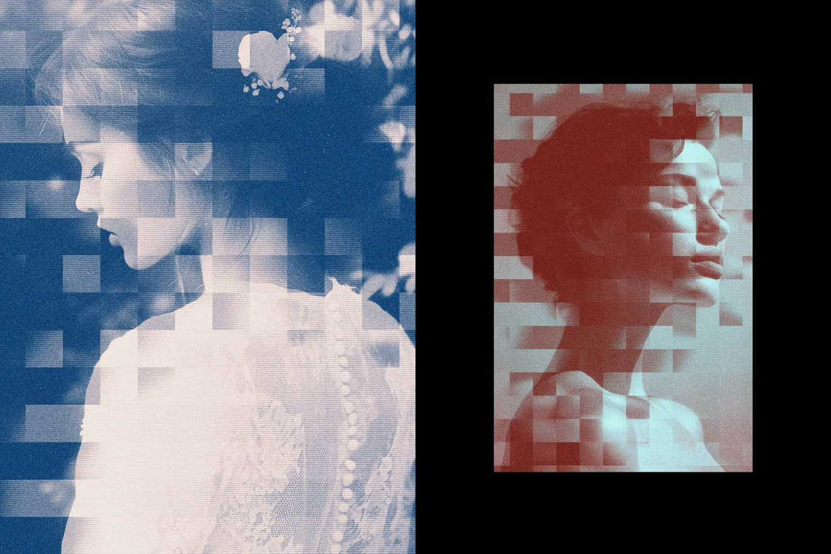 25-In-1 Retro Chronicles Photoshop Effects Bundle