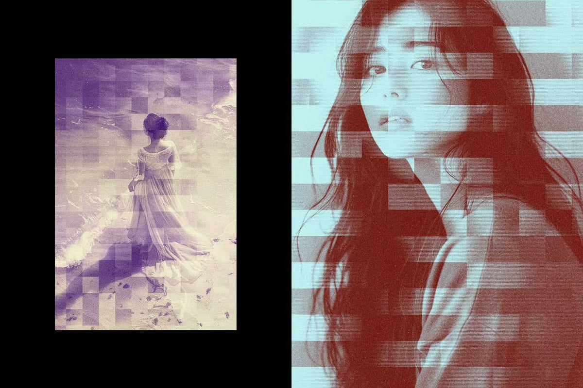 25-In-1 Retro Chronicles Photoshop Effects Bundle