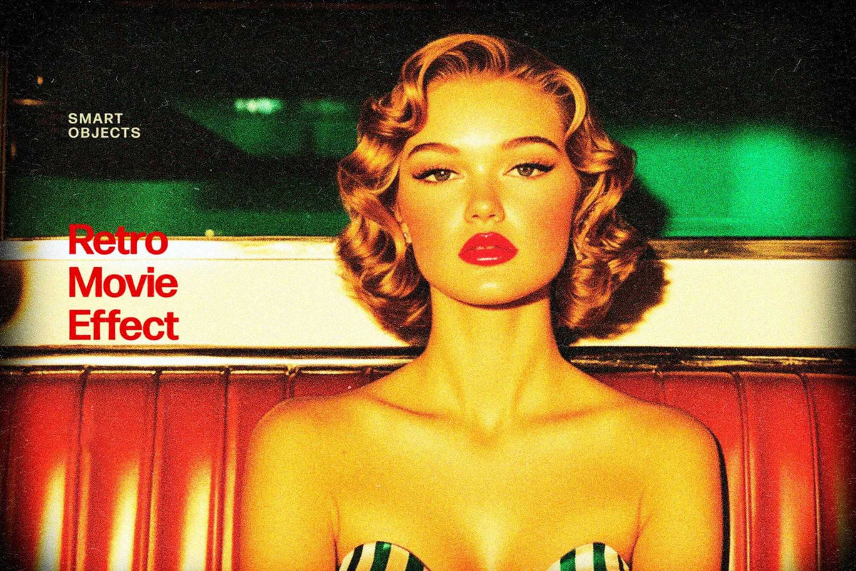 25-In-1 Retro Chronicles Photoshop Effects Bundle