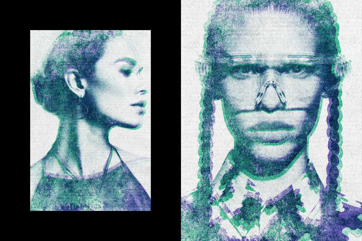 25-In-1 Retro Visuals Photoshop Effects Bundle