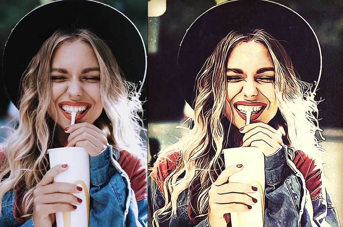 23 Pixel Perfect Photoshop Actions Collection