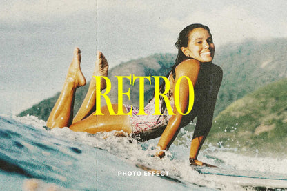 25-In-1 Retro Visuals Photoshop Effects Bundle