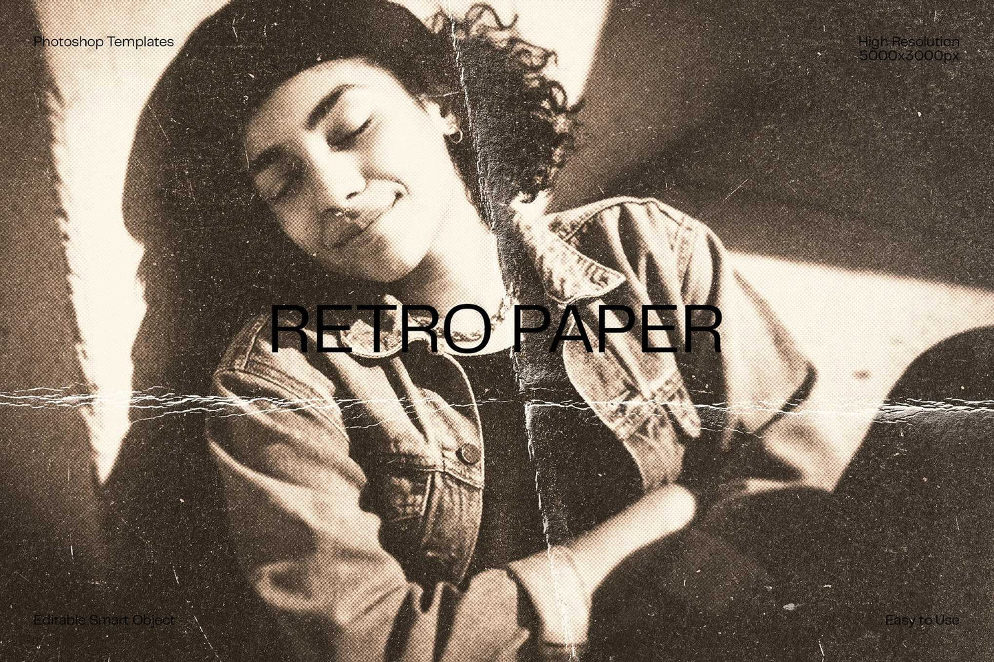 21 Heritage Retro Photoshop Templates Set - Photoboto