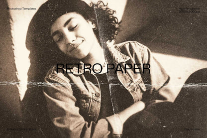 21 Heritage Retro Photoshop Templates Set - Photoboto