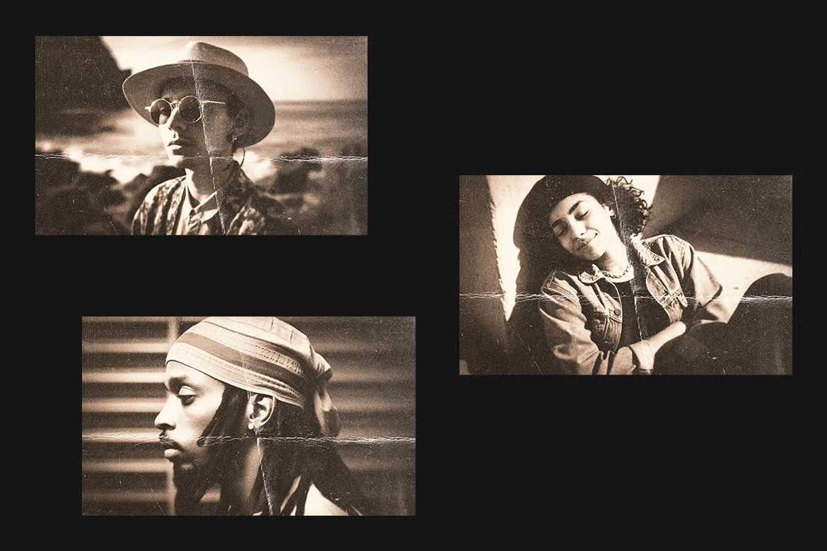 21 Heritage Retro Photoshop Templates Set - Photoboto