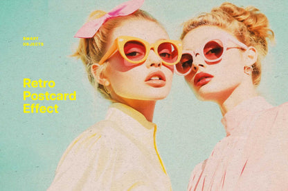 25-In-1 Retro Visuals Photoshop Effects Bundle