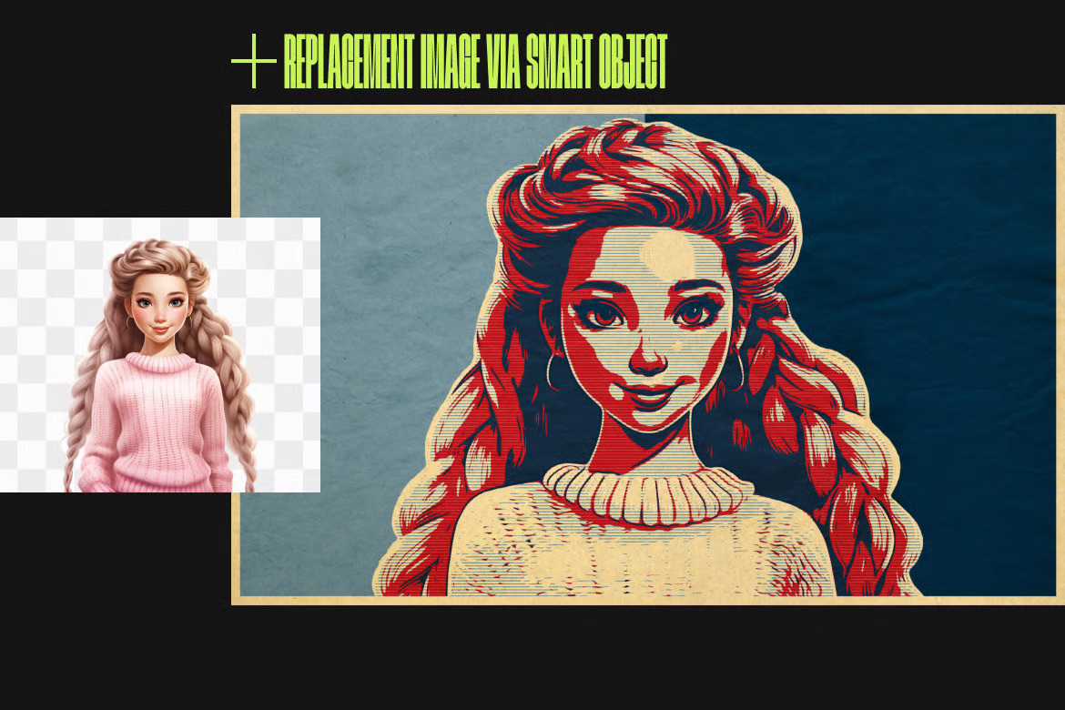 21 Heritage Retro Photoshop Templates Set - Photoboto