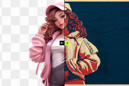 21 Heritage Retro Photoshop Templates Set - Photoboto