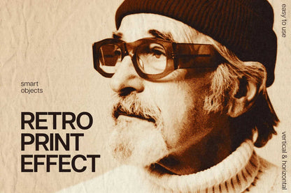 25-In-1 Retro Visuals Photoshop Effects Bundle