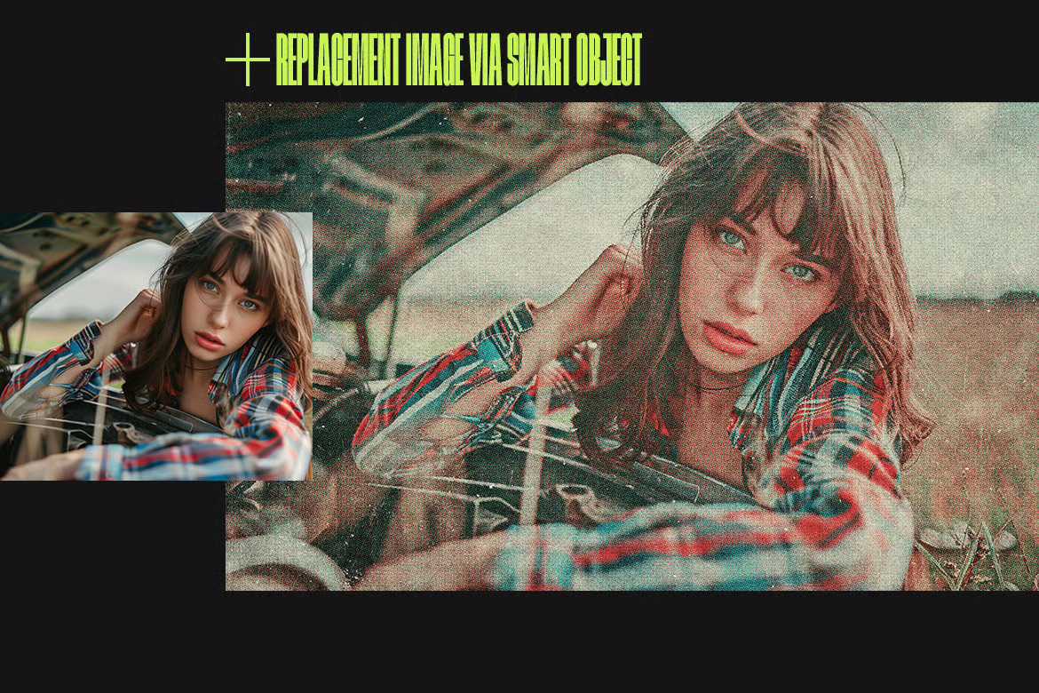 21 Heritage Retro Photoshop Templates Set - Photoboto