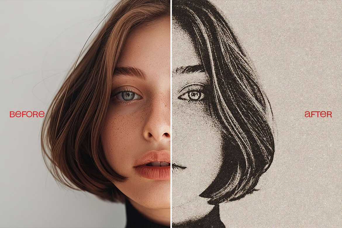 21 Heritage Retro Photoshop Templates Set - Photoboto