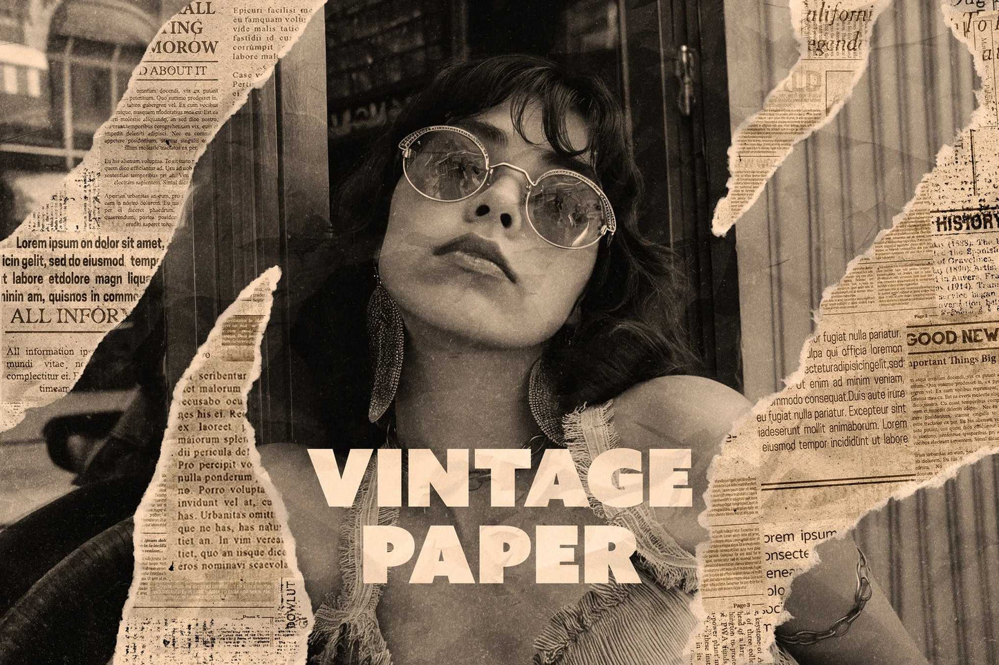 24 Authentic Retro Photoshop Templates Collection - Photoboto