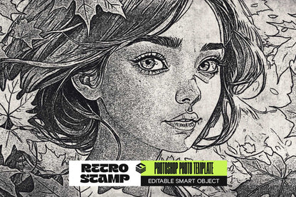 21 Heritage Retro Photoshop Templates Set - Photoboto