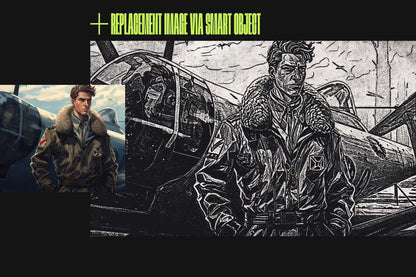 21 Heritage Retro Photoshop Templates Set - Photoboto