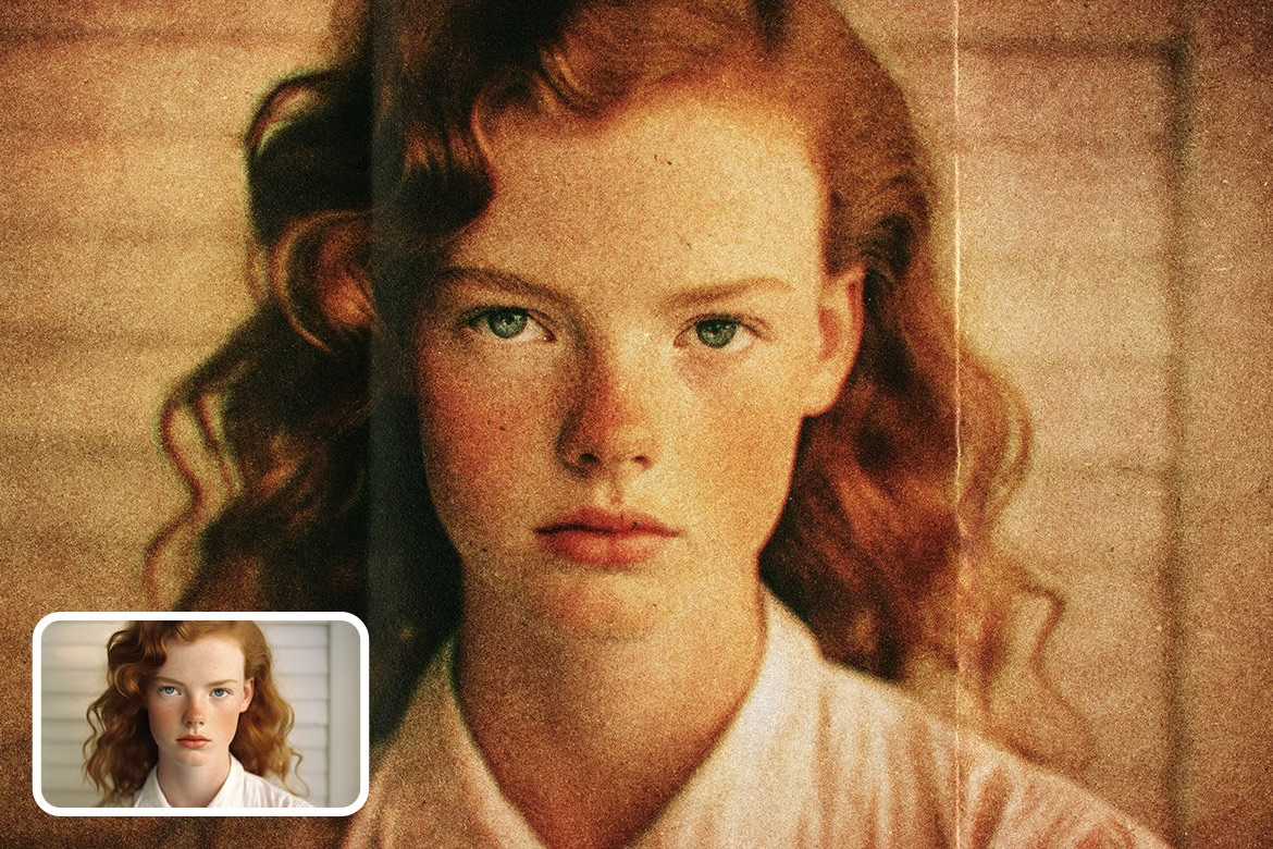 21 Heritage Retro Photoshop Templates Set - Photoboto