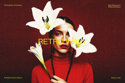 21 Heritage Retro Photoshop Templates Set - Photoboto