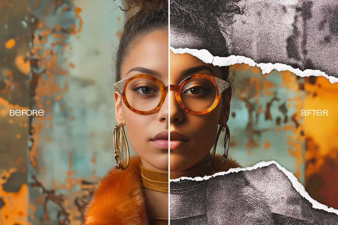 23 Creative Excellence Photoshop Effects Collection