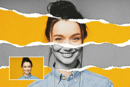 19 Studio-Grade Ripped Paper Photoshop Effects Bundle