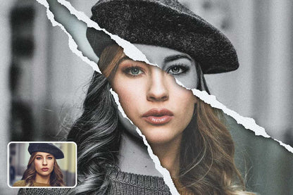 19 Studio-Grade Ripped Paper Photoshop Effects Bundle