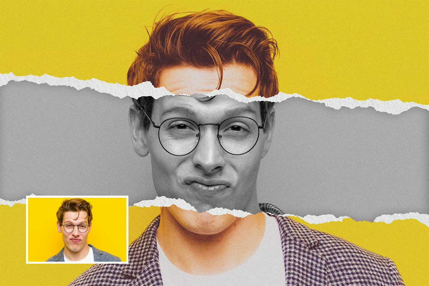 19 Studio-Grade Ripped Paper Photoshop Effects Bundle