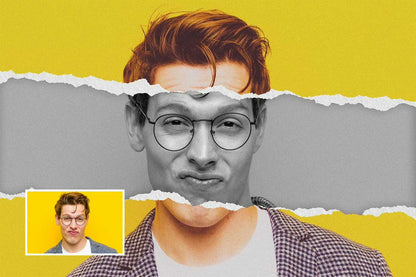 19 Studio-Grade Ripped Paper Photoshop Effects Bundle