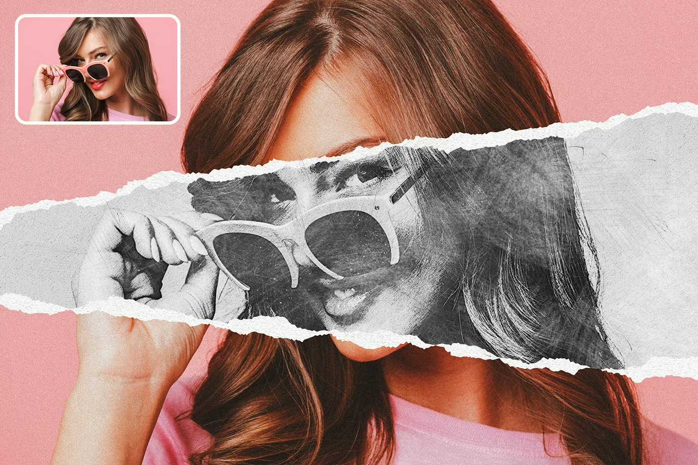 19 Studio-Grade Ripped Paper Photoshop Effects Bundle