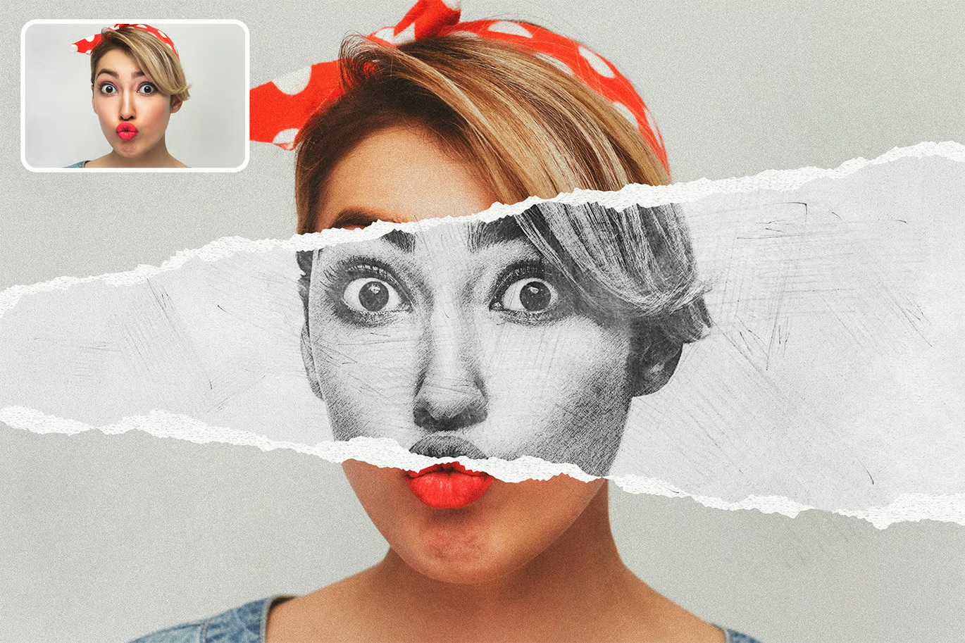 19 Studio-Grade Ripped Paper Photoshop Effects Bundle