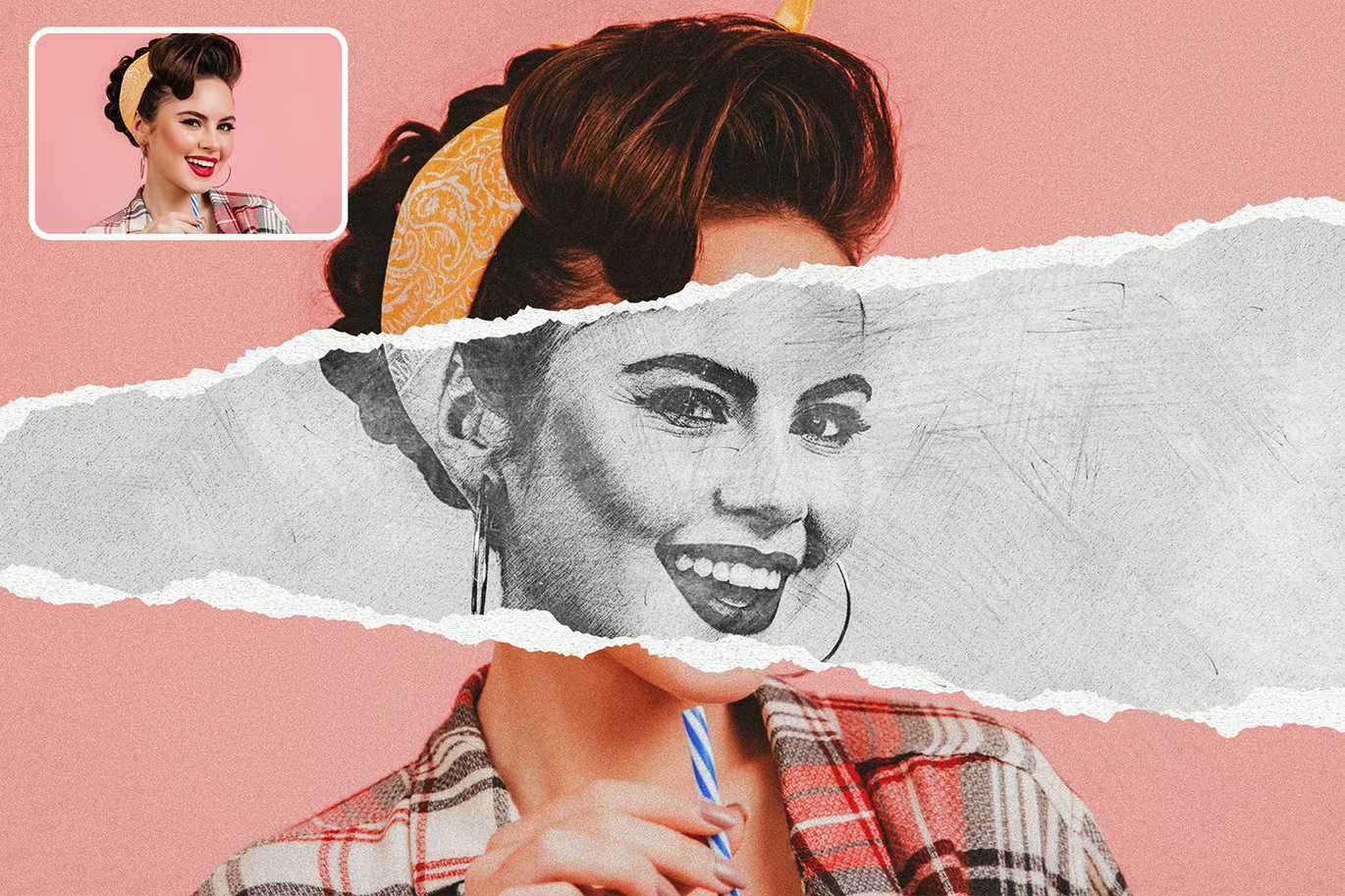 19 Studio-Grade Ripped Paper Photoshop Effects Bundle