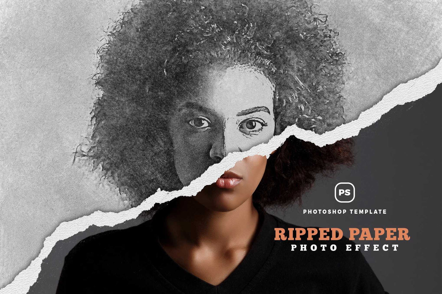 19 Studio-Grade Ripped Paper Photoshop Effects Bundle