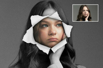 19 Studio-Grade Ripped Paper Photoshop Effects Bundle