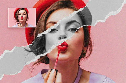 19 Studio-Grade Ripped Paper Photoshop Effects Bundle