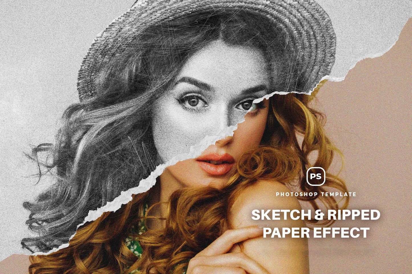 19 Studio-Grade Ripped Paper Photoshop Effects Bundle