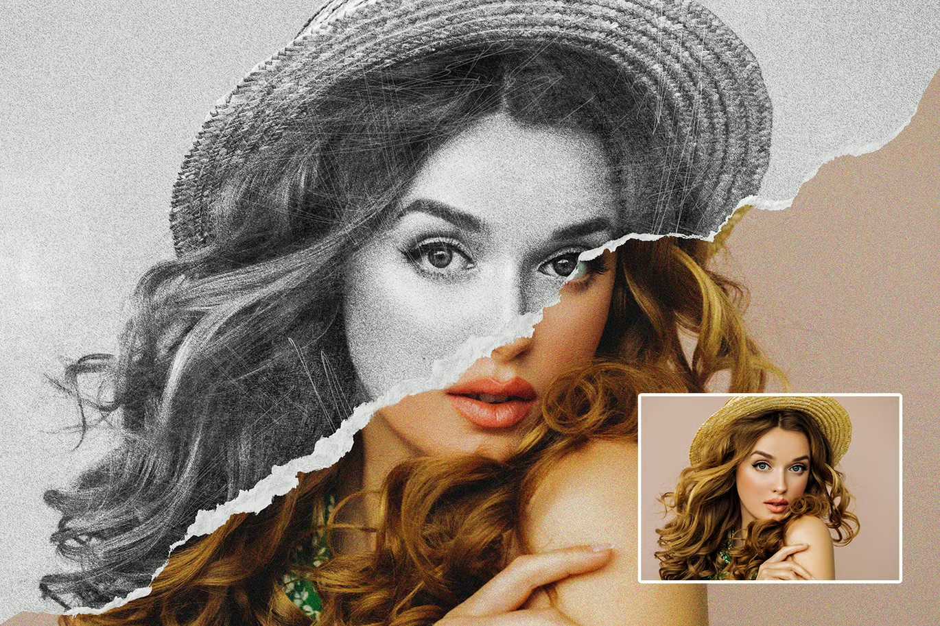 19 Studio-Grade Ripped Paper Photoshop Effects Bundle