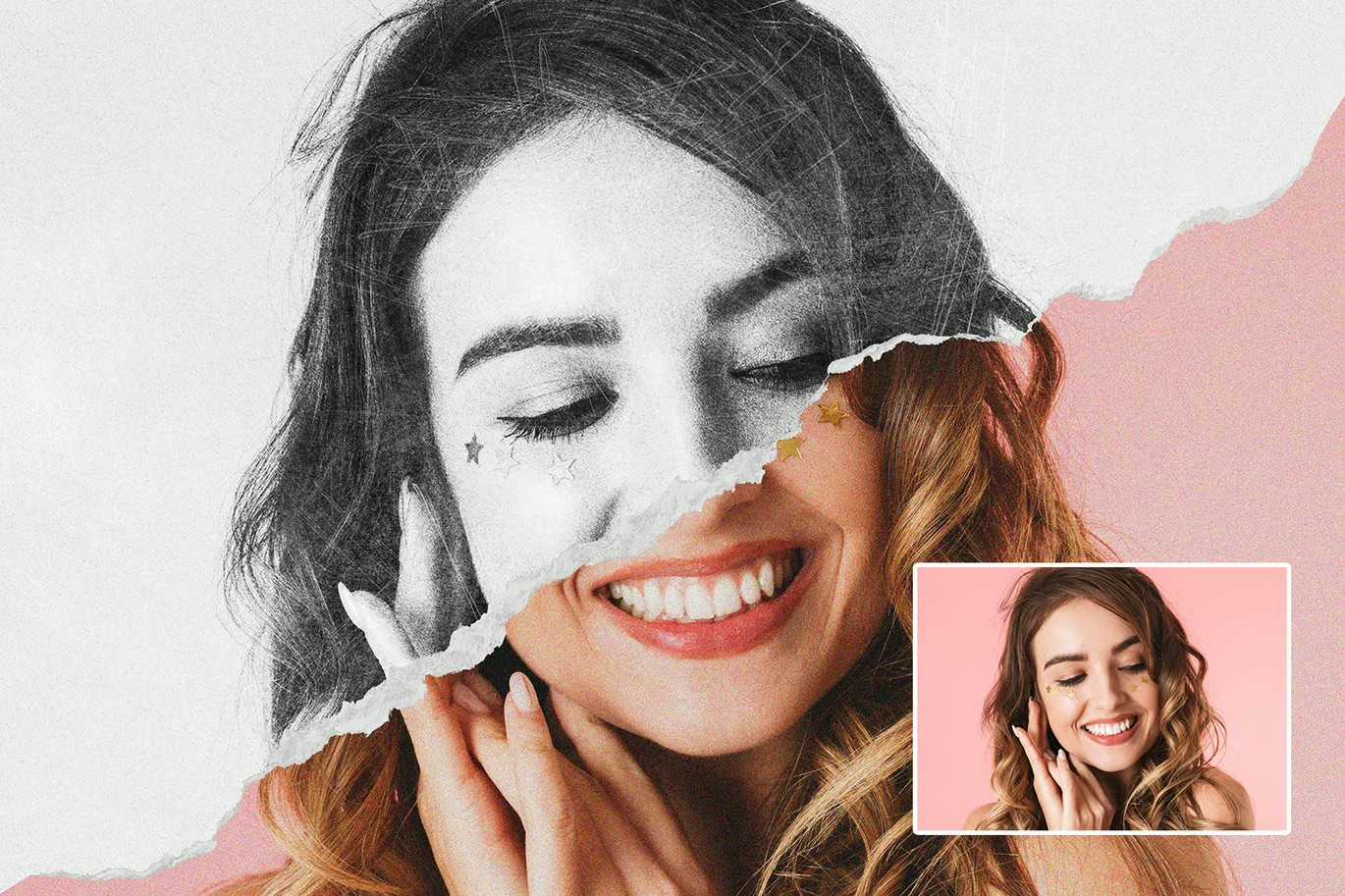 19 Studio-Grade Ripped Paper Photoshop Effects Bundle