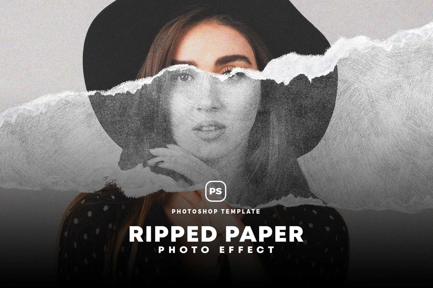 19 Studio-Grade Ripped Paper Photoshop Effects Bundle