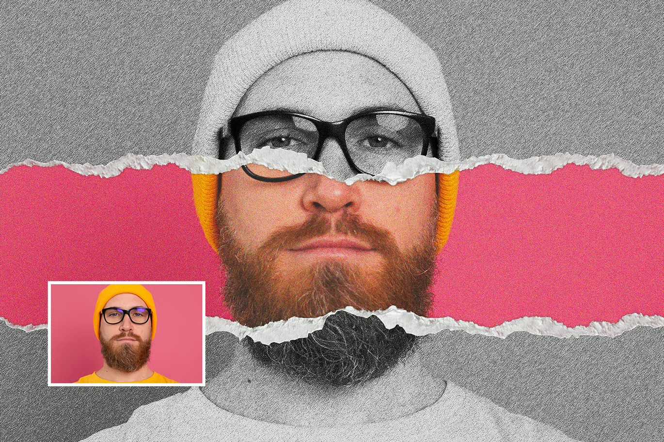 19 Studio-Grade Ripped Paper Photoshop Effects Bundle