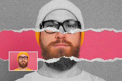 19 Studio-Grade Ripped Paper Photoshop Effects Bundle
