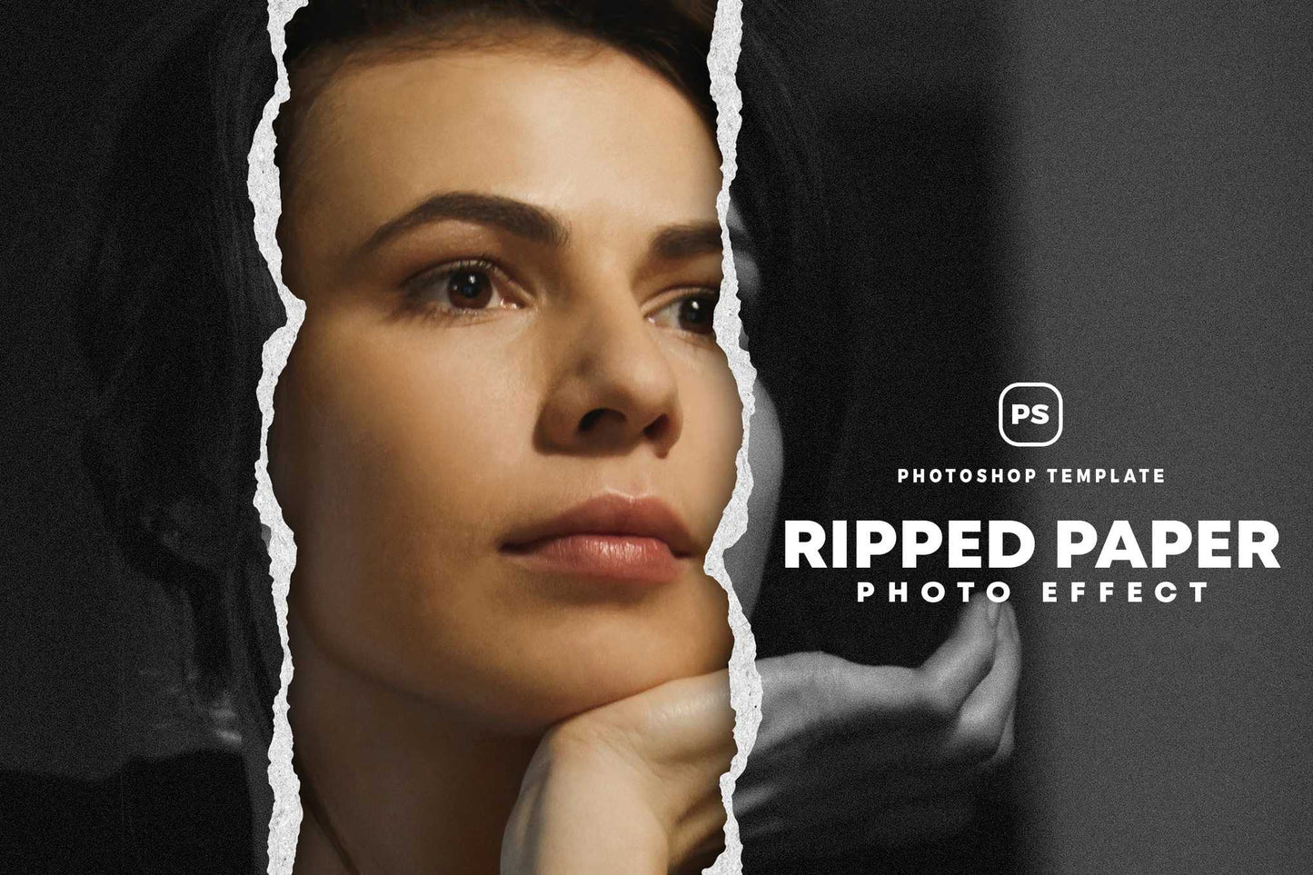 19 Studio-Grade Ripped Paper Photoshop Effects Bundle