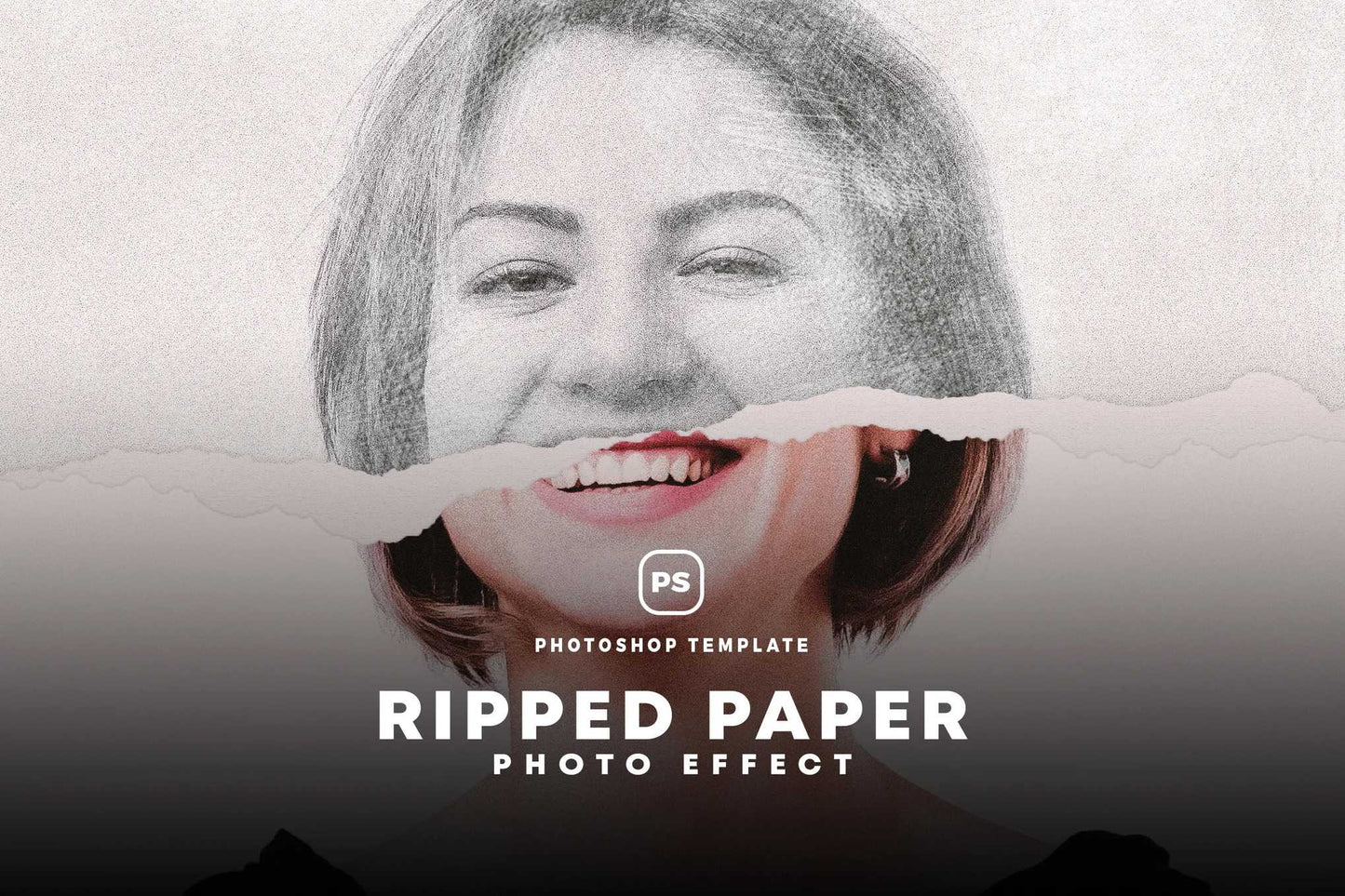 19 Studio-Grade Ripped Paper Photoshop Effects Bundle