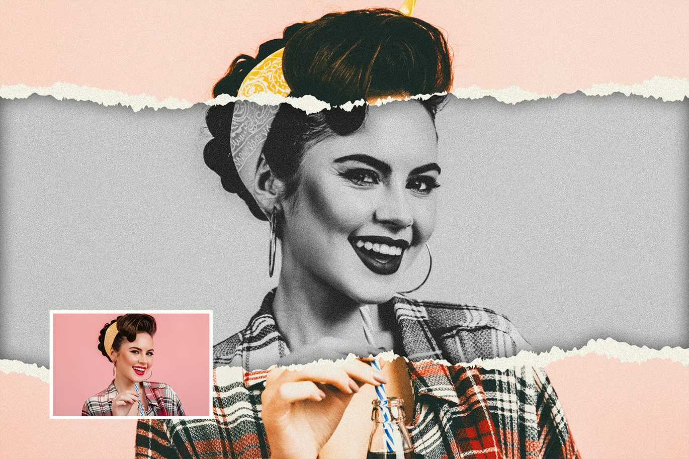 19 Studio-Grade Ripped Paper Photoshop Effects Bundle