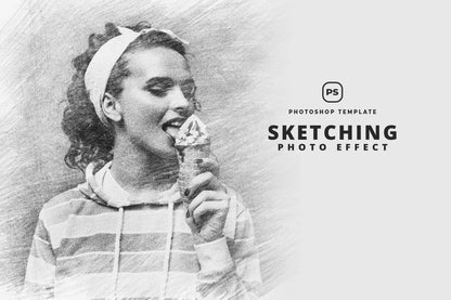 26 Digital Sketch Photoshop Effects Toolkit