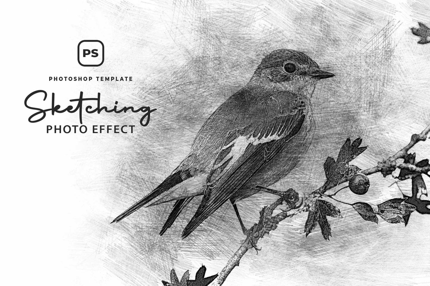 26 Digital Sketch Photoshop Effects Toolkit