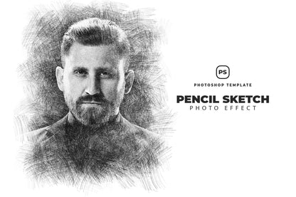 26 Digital Sketch Photoshop Effects Toolkit