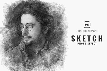 26 Digital Sketch Photoshop Effects Toolkit